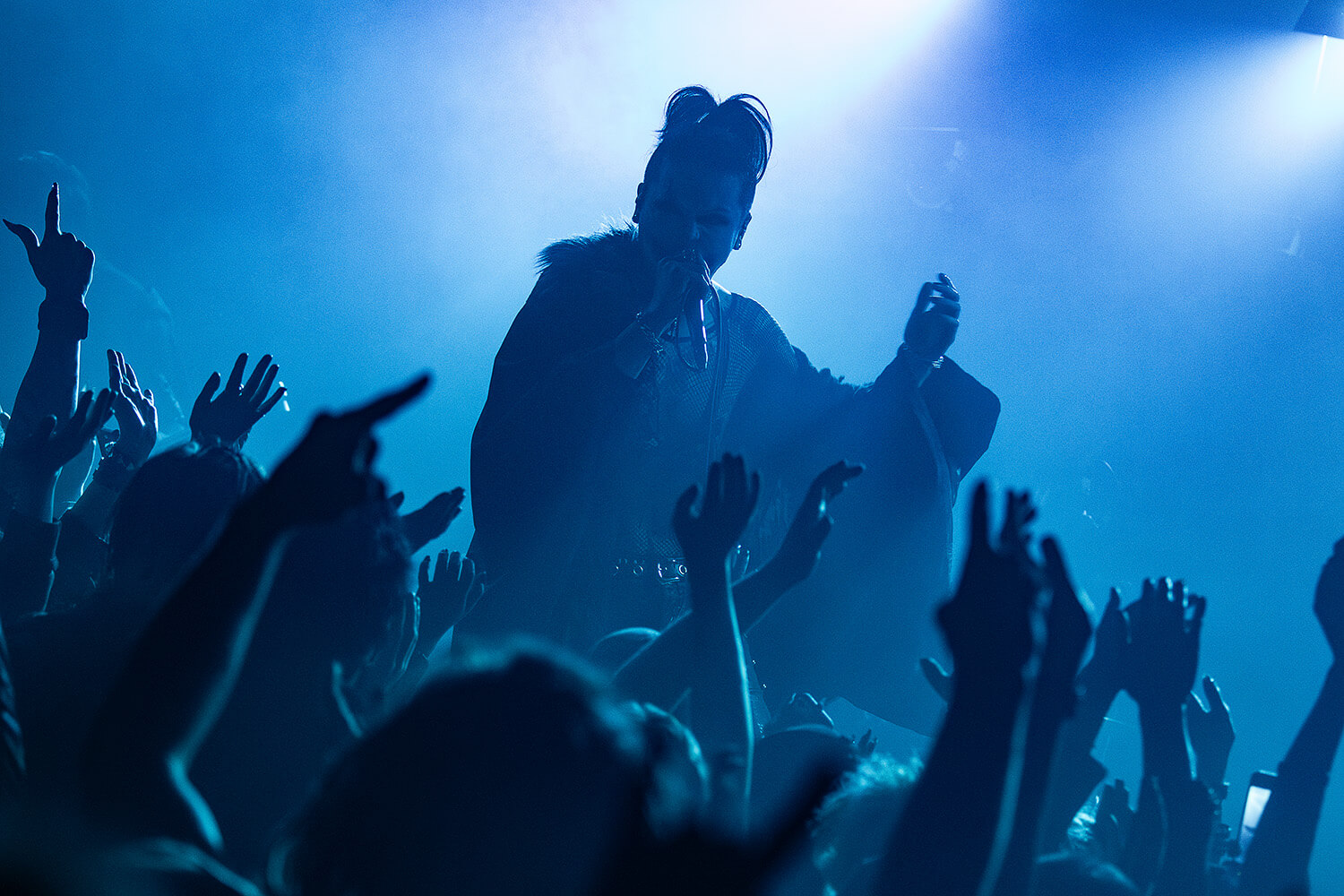 DEVILOOF performing live at Downstairs at The Dome in London, photographed by Charles Shepherd.